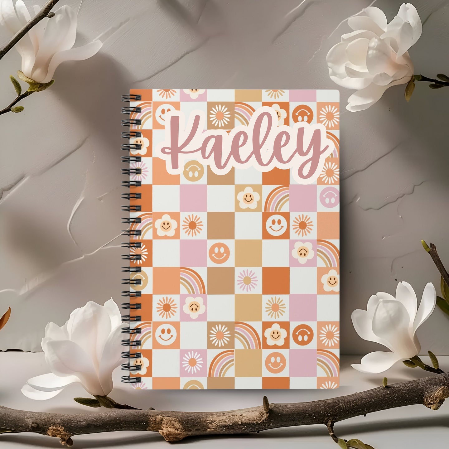 Personalized Retro Notebook